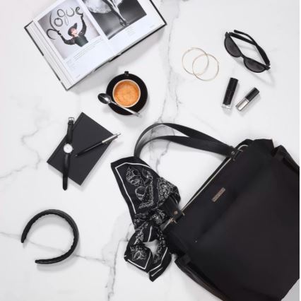 BabyOno - Bolso cambiador para cochecito Coco negro