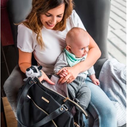 BabyOno - Bolso cambiador para cochecito Coco negro