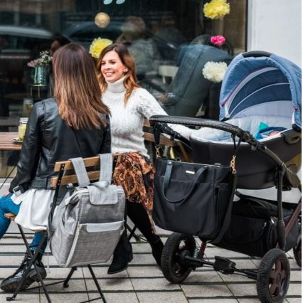 BabyOno - Bolso cambiador para cochecito Coco negro