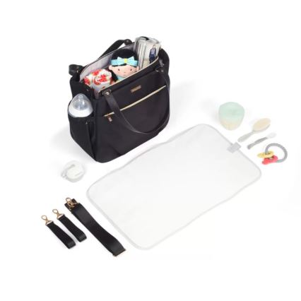 BabyOno - Bolso cambiador para cochecito Coco negro