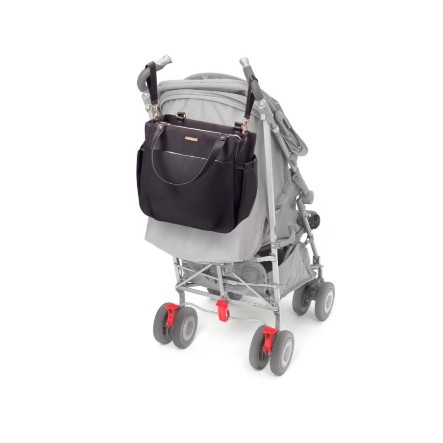 BabyOno - Bolso cambiador para cochecito Coco negro