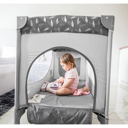 BabyOno - Cuna de viaje BASIC gris