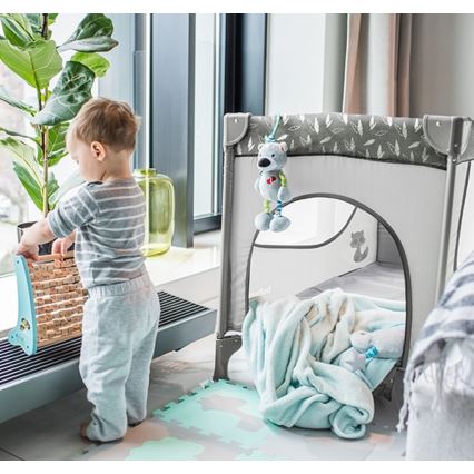 BabyOno - Cuna de viaje BASIC gris