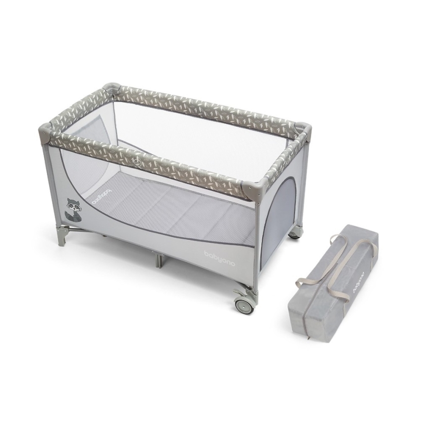BabyOno - Cuna de viaje BASIC gris