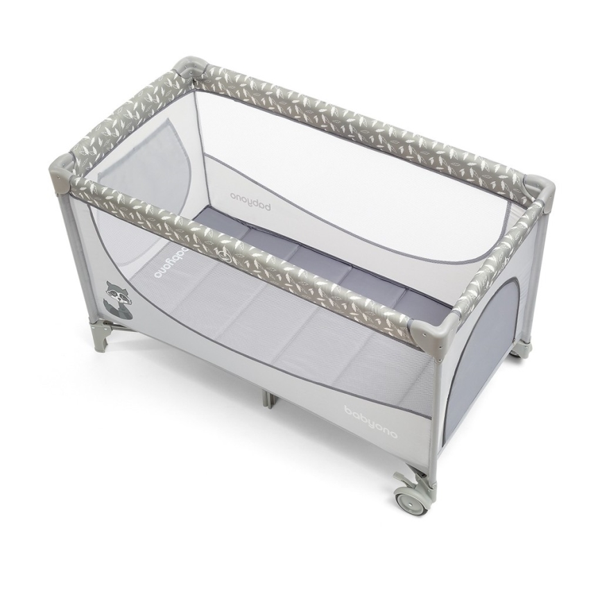 BabyOno - Cuna de viaje BASIC gris