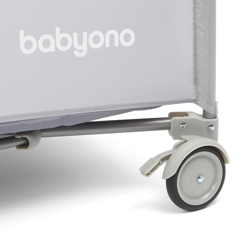 BabyOno - Cuna de viaje BASIC gris