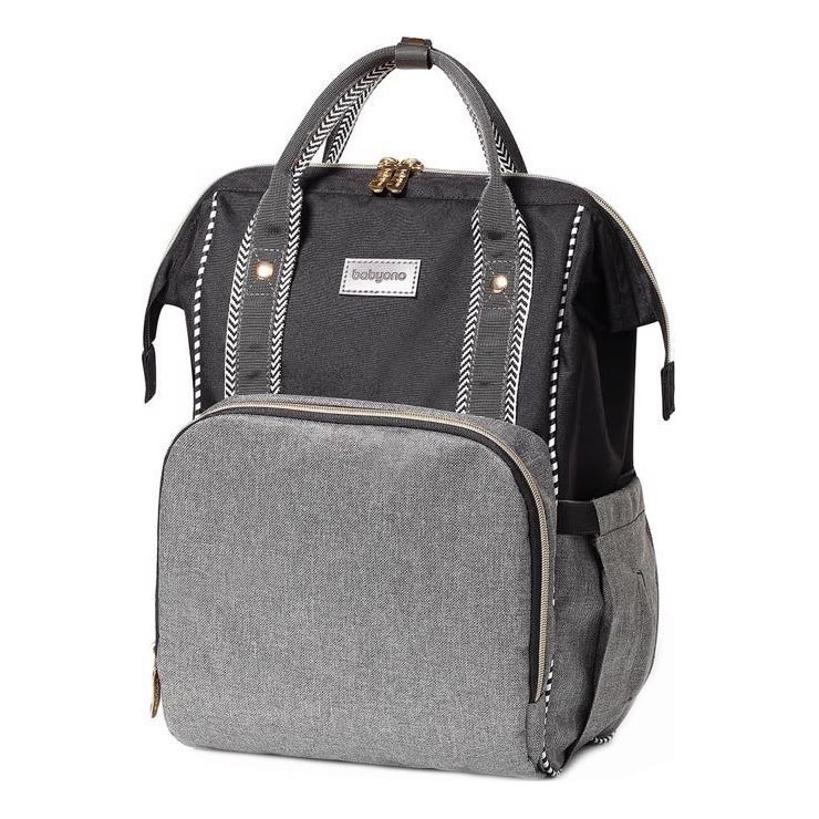 BabyOno - Mochila de Pañales para Bebé para cochecito Oslo Style negro