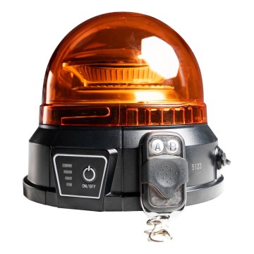 Baliza LED de advertencia LED/12-24V IP65 + mando a distancia