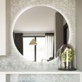 Baltica Design - Espejo de pared LED para baño con retroiluminación BRIGHT LED/15W/230V 6500K Ø 100 cm IP65
