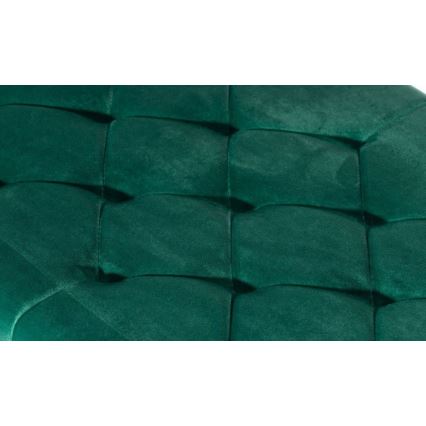 Banco acolchado SALIBA 50x97 cm dorado/verde