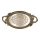 Bandeja decorativa 46,5x24,4 cm dorado