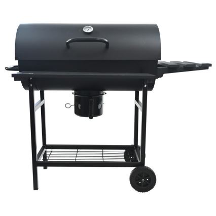 Barbacoa de carbón negra