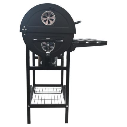 Barbacoa de carbón negra