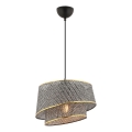 BARETTE Lámpara Colgante 1xE27/60W/230V Gris/Dorado
