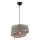 BARETTE Lámpara Colgante 1xE27/60W/230V Gris/Dorado