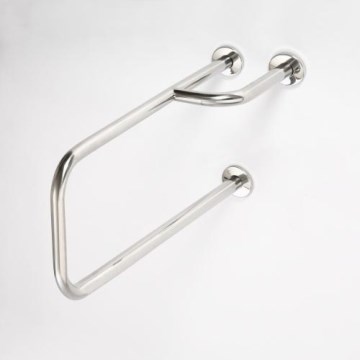Barra de apoyo 23,5x38 cm acero inoxidable/plateado
