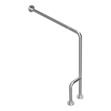 Barra de apoyo 23x86,6 cm acero inoxidable/plateado