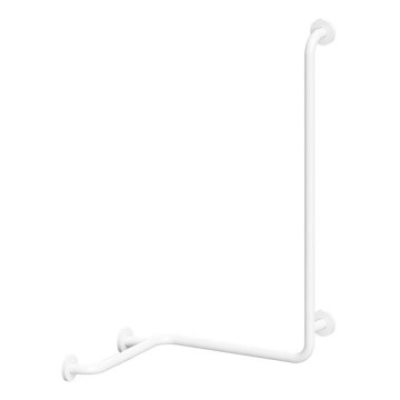 Barra de apoyo para ducha 66 x 118 cm, blanca
