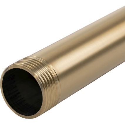 Barra de extensión de 51,5 cm para conjunto de ducha/bañera, acabado oro cepillado