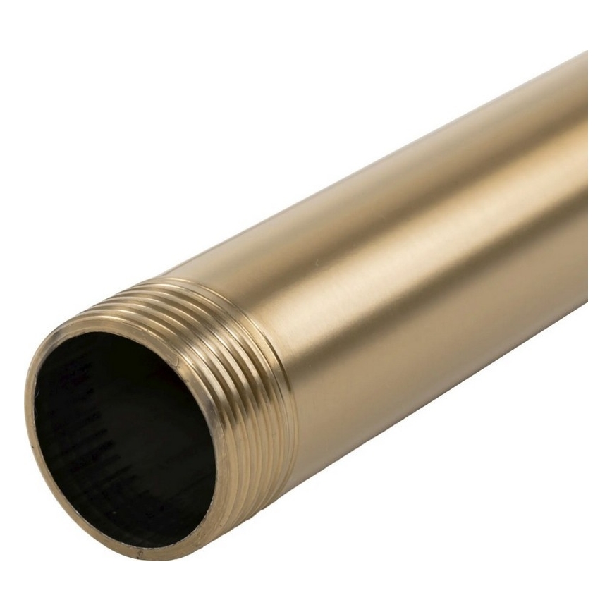 Barra de extensión de 51,5 cm para conjunto de ducha/bañera, acabado oro cepillado