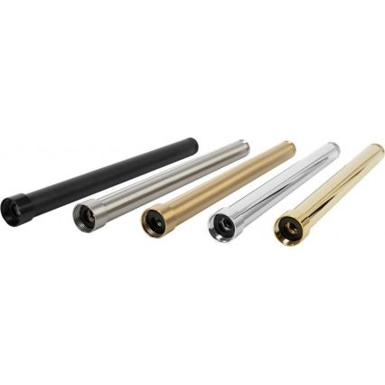 Barra de extensión de 51,5 cm para conjunto de ducha/bañera, acabado oro cepillado