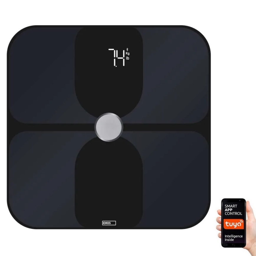 Báscula personal inteligente GoSmart 3xAAA Tuya