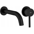 BAT-B0969 - Grifo de lavabo para instalación empotrada LUNGO negro mate