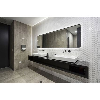 BAT-B0969 - Grifo de lavabo para instalación empotrada LUNGO negro mate