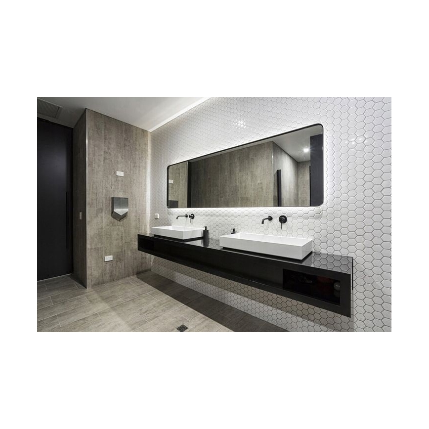 BAT-B0969 - Grifo de lavabo para instalación empotrada LUNGO negro mate