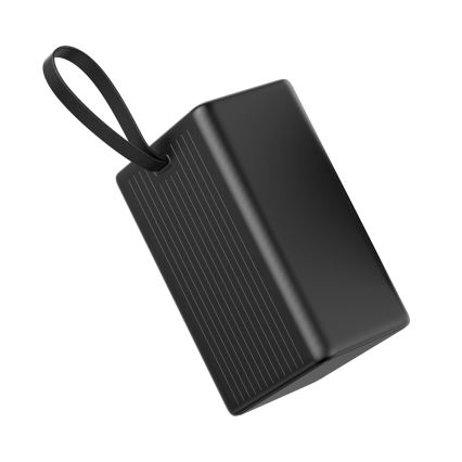Batería externa 8000 mAh con Power Delivery, 4x USB-A + 2x USB-C, linterna LED y cable USB-C de 1 m, negra