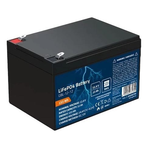 Batería LiFePO4 12,8V/12Ah