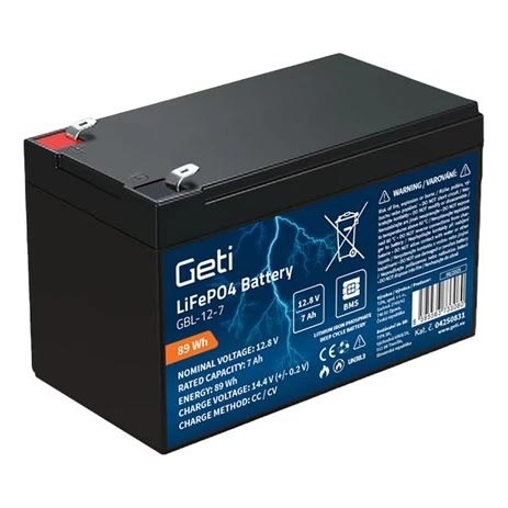 Batería LiFePO4 12,8V/7Ah