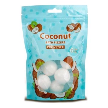 Bath bomb PROVENCE 6 pz coconut