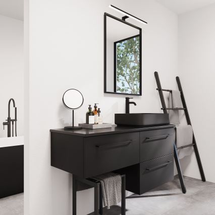 BATH DELUXE 01-060-05-02-00 - Espejo de baño BORGSTED 60x80 cm negro