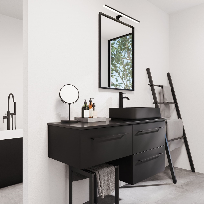 BATH DELUXE 01-060-05-02-00 - Espejo de baño BORGSTED 60x80 cm negro
