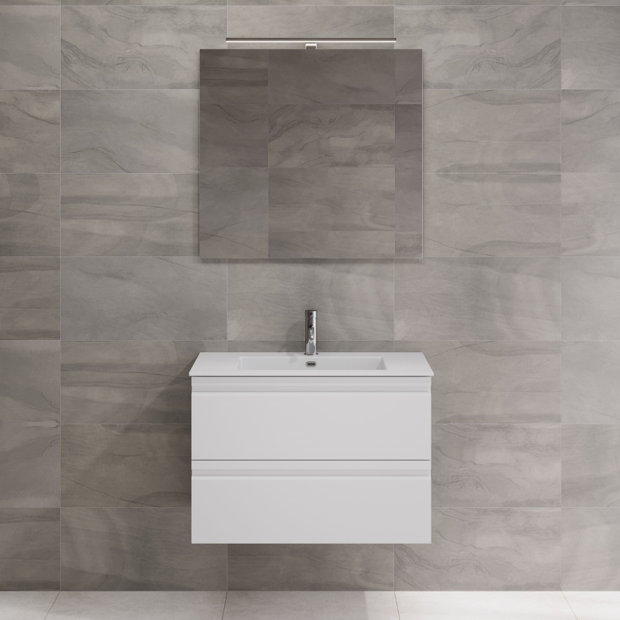 BATH DELUXE 01-080-01-58-00 - Espejo de baño NORDBORG 80x75 cm