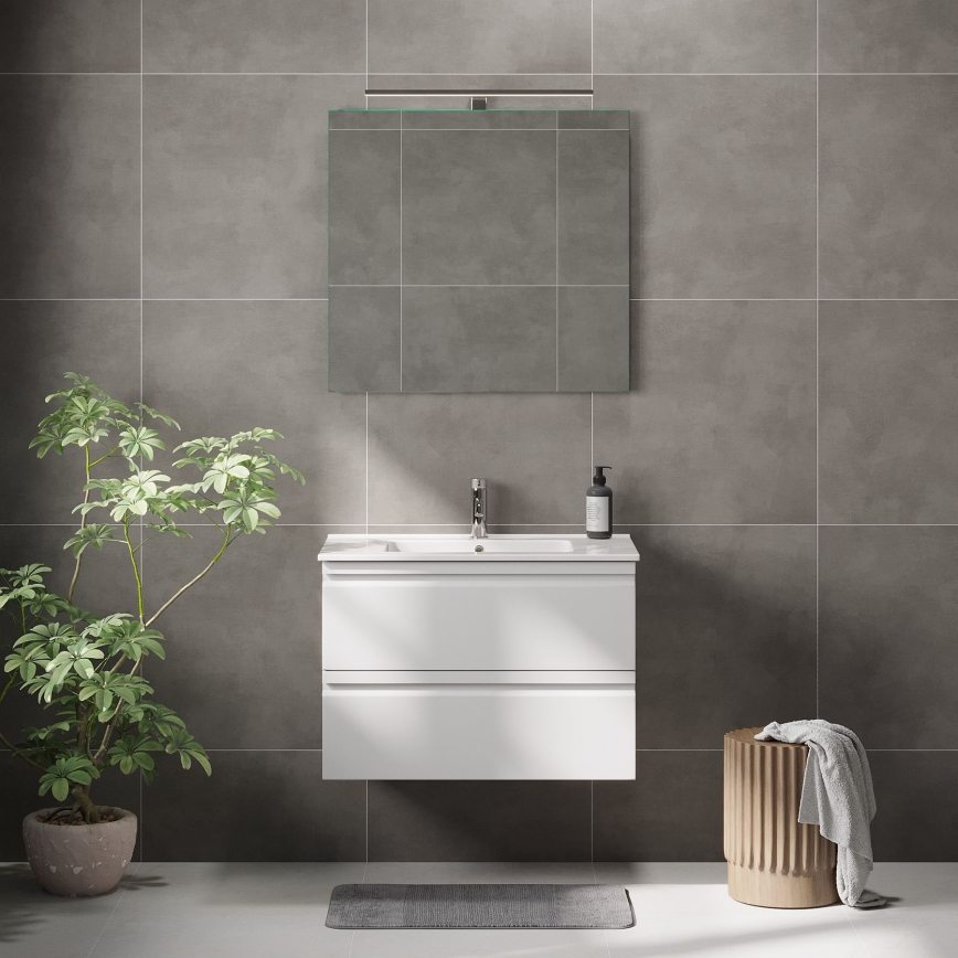 BATH DELUXE 01-080-01-58-00 - Espejo de baño NORDBORG 80x75 cm