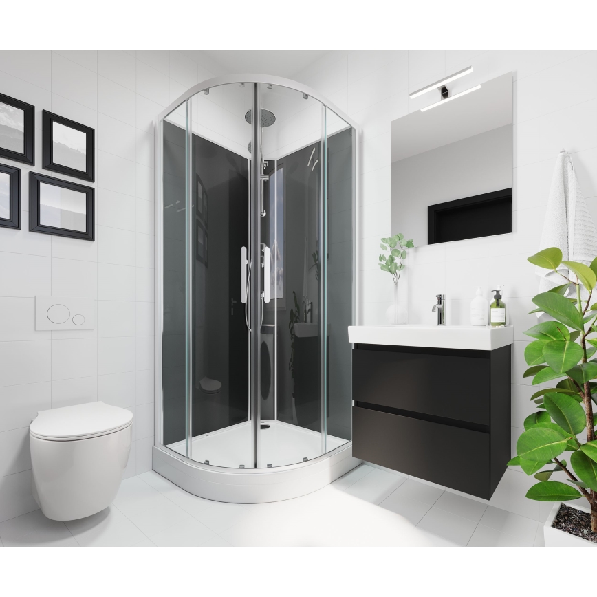 BATH DELUXE 01-080-01-58-00 - Espejo de baño NORDBORG 80x75 cm