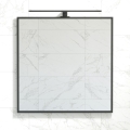 BATH DELUXE 01-080-05-02-00 - Espejo de baño BORGSTED 80x80 cm negro