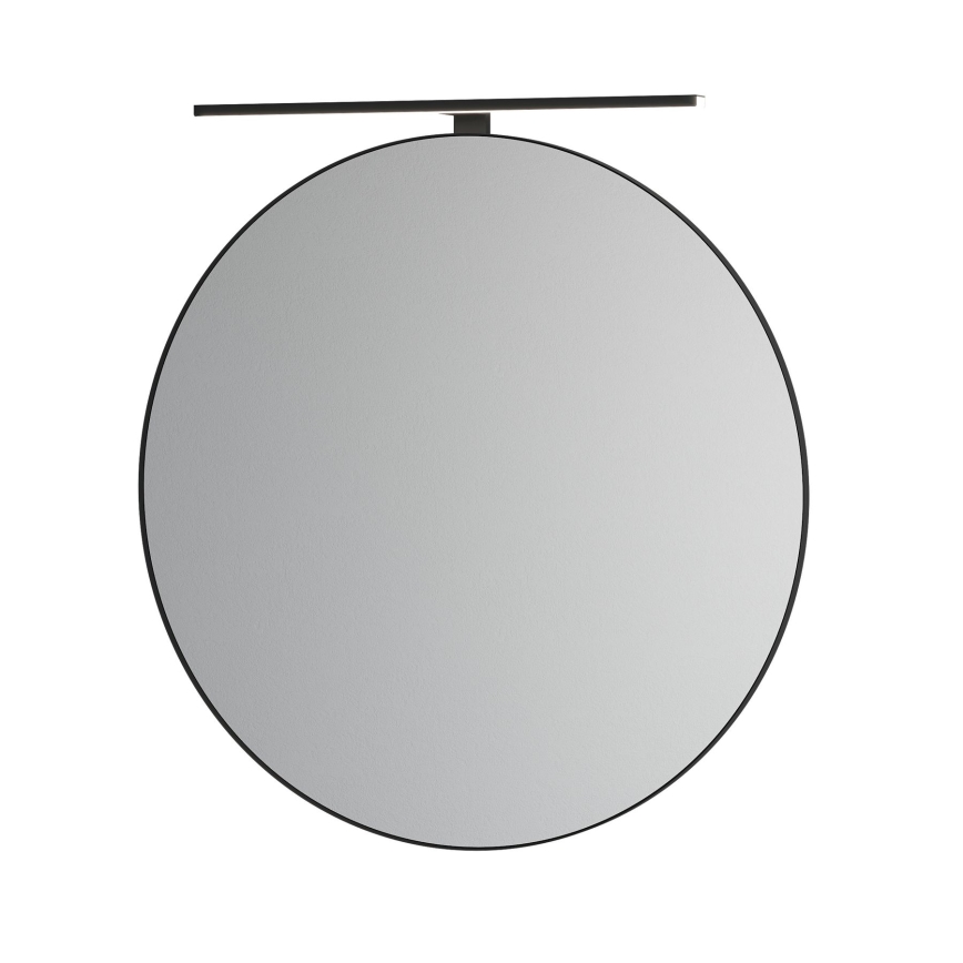 BATH DELUXE 01-080-09-02-00 - Espejo de baño BORGSTED d. 80 cm negro
