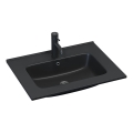 BATH DELUXE 06-060-27-02-00 - Lavabo empotrado LILLESNAD 61x46 cm cerámica/negro