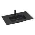 BATH DELUXE 06-080-27-02-00 - Lavabo empotrado LILLESNAD 81x46 cm cerámica/negro
