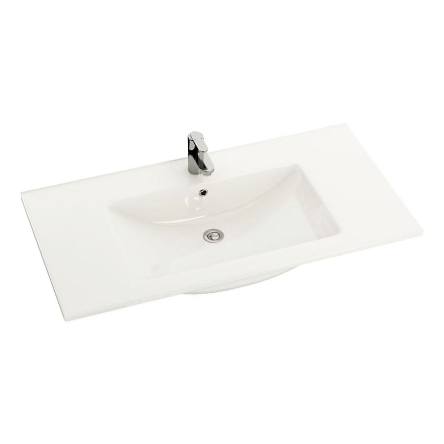 BATH DELUXE 06-090-60-11-01 - Lavabo empotrado CHICAGO 91x46,5 cm cerámica/blanco