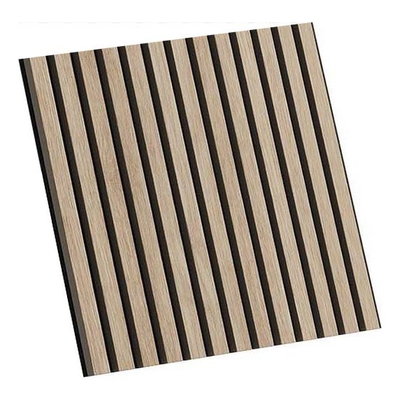 BATH DELUXE 54-060-08-86-12 - Panel acústico de pared DANVIKEN 60x60 cm roble