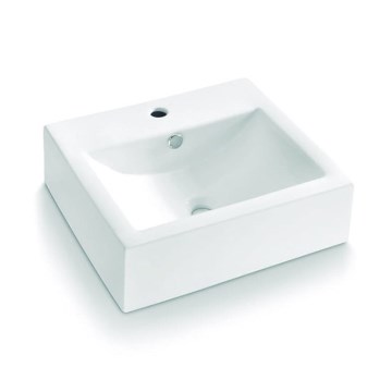 Bathco 0010 - Lavabo para encimera BOLONIA 51x45,5 cm porcelana/blanco