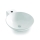 Bathco 0028 - Lavabo sobre encimera BAYONA 42 x 50,5 cm porcelana/blanco