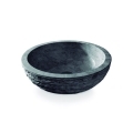 Bathco 00317 - Lavabo para encimera PUKET Ø 45 cm piedra/gris