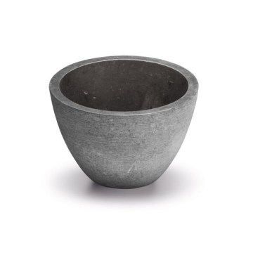 Bathco 00374 - Lavabo encastrado en encimera MIRAGE Ø 40 cm piedra/gris
