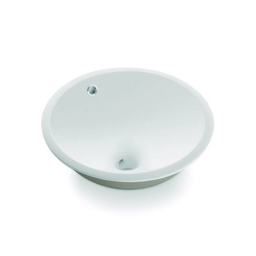 Bathco 0052 - Lavabo encastrado CERDENA Ø 38 cm porcelana/blanco