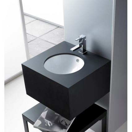 Bathco 0052 - Lavabo encastrado CERDENA Ø 38 cm porcelana/blanco
